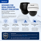 JideTech IP PoE Kamera Außen-/Innenbereich Wasserdichte IP66 Nachtsichtkamera (P1 Plus-5X-8MPB)