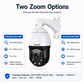 JideTech P15 PLUS 4MP PoE Starlight AI PTZ Camera – 25X/33X Zoom, 200m IR