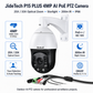 JideTech P15 PLUS 4MP PoE Starlight AI PTZ Camera – 25X/33X Zoom, 200m IR