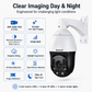 JideTech P15 PLUS 4MP PoE Starlight AI PTZ Camera – 25X/33X Zoom, 200m IR