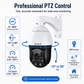 JideTech P15 PLUS 4MP PoE Starlight AI PTZ Camera – 25X/33X Zoom, 200m IR