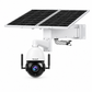 JideTech P2 5MP 8MP 20X 4G OpenVPN solar PTZ security camera with 80W solar panel