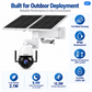 JideTech P2 IP66 outdoor solar PTZ camera low power performance for remote surveillance