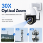 JideTech P22 8MP 30X 4G OpenVPN Solar PTZ Camera System with 100W Panel & 60Ah Battery
