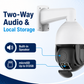JideTech 5MP 30X Auto Tracking PoE PTZ Camera Full Color Night Vision P22