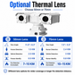 LC005 8MP 40X Thermal PTZ Camera for Forest Fire Detection with Temperature Measurement