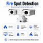 LC005 8MP 40X Thermal PTZ Camera for Forest Fire Detection with Temperature Measurement