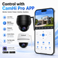 JideTech P1 Plus 5X Optical Zoom WiFi PTZ Security Camera 5MP/8MP with CamHi Pro, Human Detection & Auto Tracking