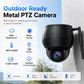 JideTech P1 Plus 5X Optical Zoom WiFi PTZ Security Camera 5MP/8MP with CamHi Pro, Human Detection & Auto Tracking