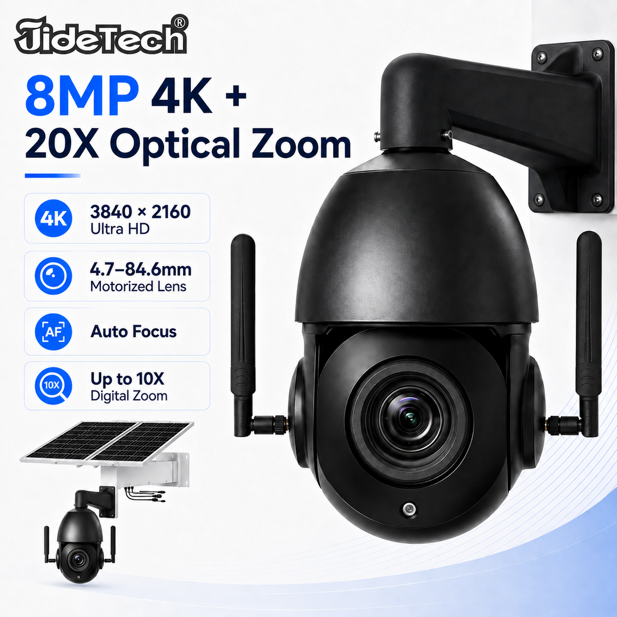 P2 8MP 4K 20X Optical Zoom Camera