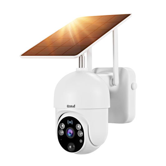 JideTech 1080P Wi-Fi Full Color Night Vision Solar Panel Camera (SL004-2MPW)