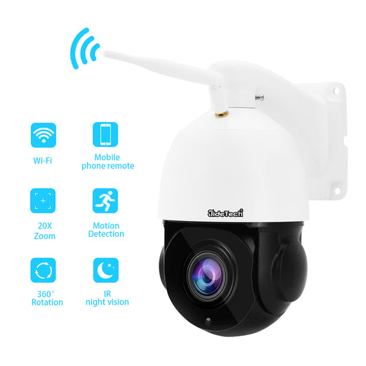 JideTech 5MP PTZ WiFI Camera with 20X Zoom (P2-20X-5MPW)