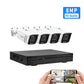 JideTech 4H 8MP Wired POE Security System (NK2-4H-8MP)