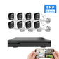 JideTech 8CH 4K Security Surveillance Kit 8MP CCTV Security Cameras (NK3-8H-8MP)