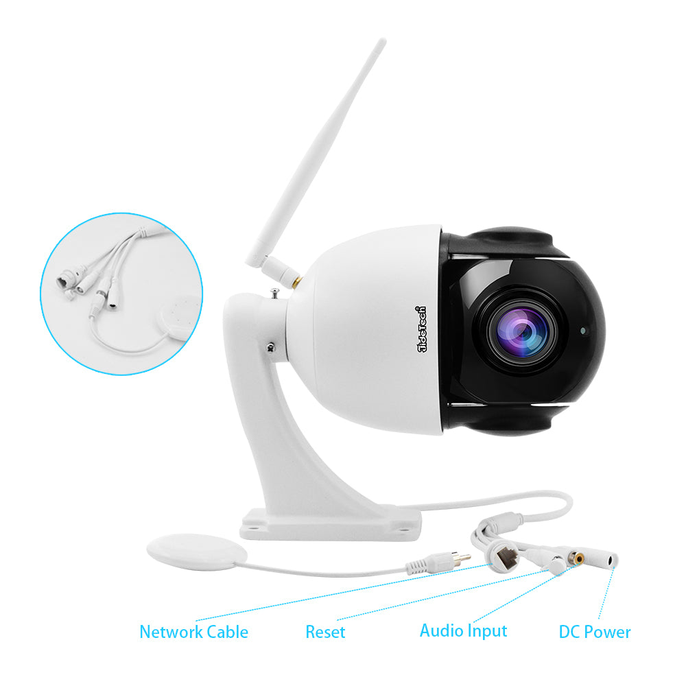 JideTech 5MP PTZ WiFI Camera with 20X Zoom (P2-20X-5MPW)