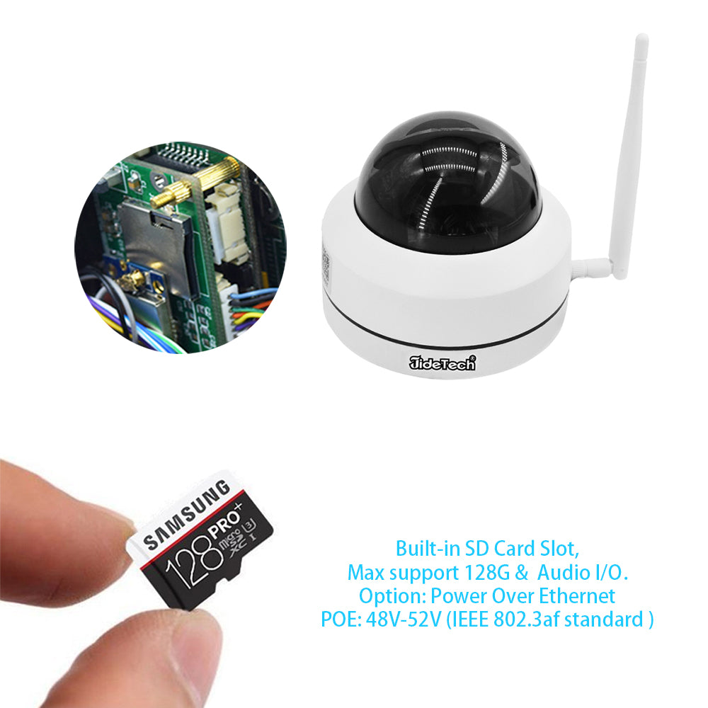 JideTech 1080P PTZ WiFI Camera with 4X Zoom (P1-4X-2MPW)  Free Shipping