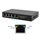 JideTech 5-Port Ethernet PoE-Switch mit Metallgehäuse 