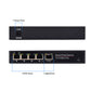 JideTech 5-Port Ethernet PoE-Switch mit Metallgehäuse 