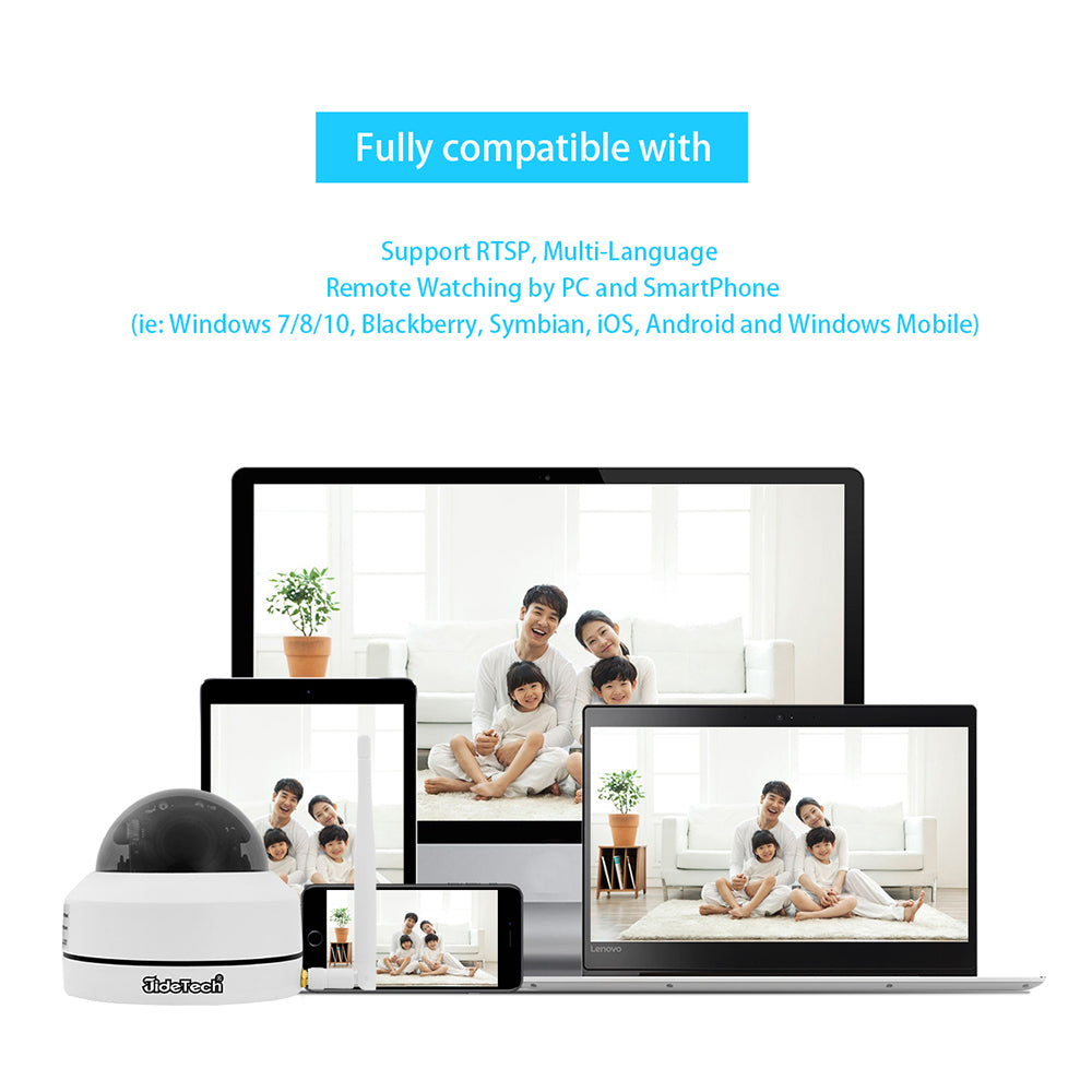 JideTech 1080P PTZ WiFI Camera with 4X Zoom (P1-4X-2MPW)  Free Shipping