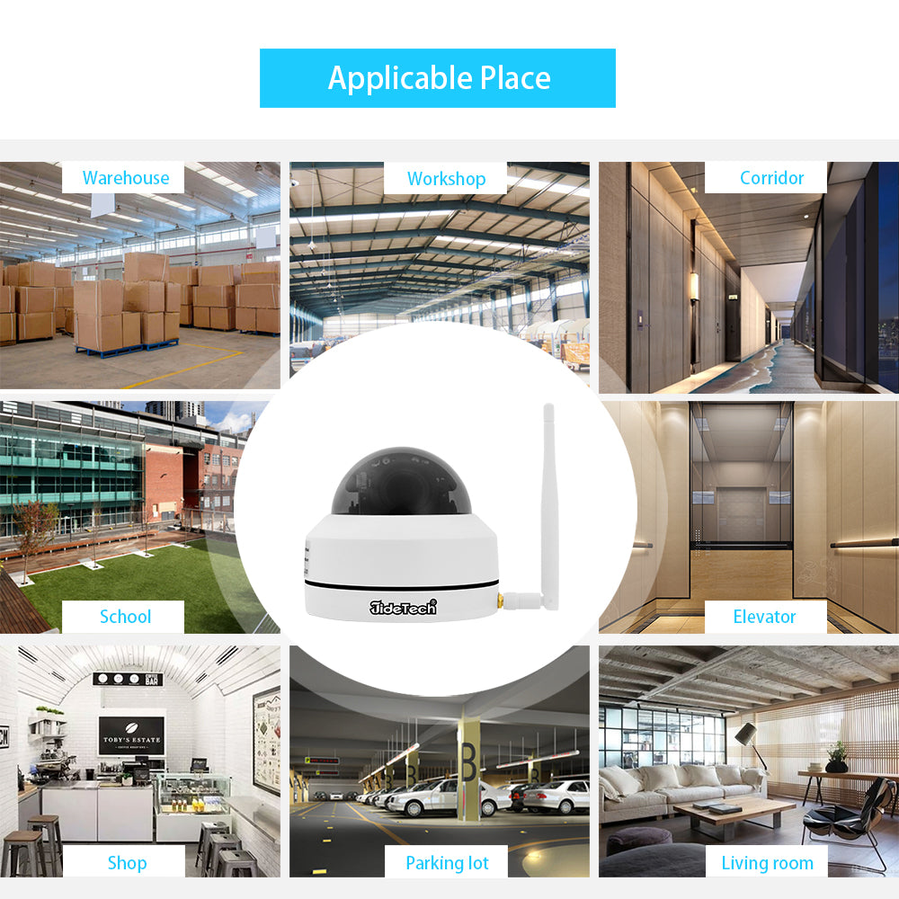 JideTech 1080P PTZ WiFI Camera with 4X Zoom (P1-4X-2MPW)  Free Shipping