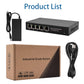JideTech 5-Port Ethernet PoE-Switch mit Metallgehäuse 